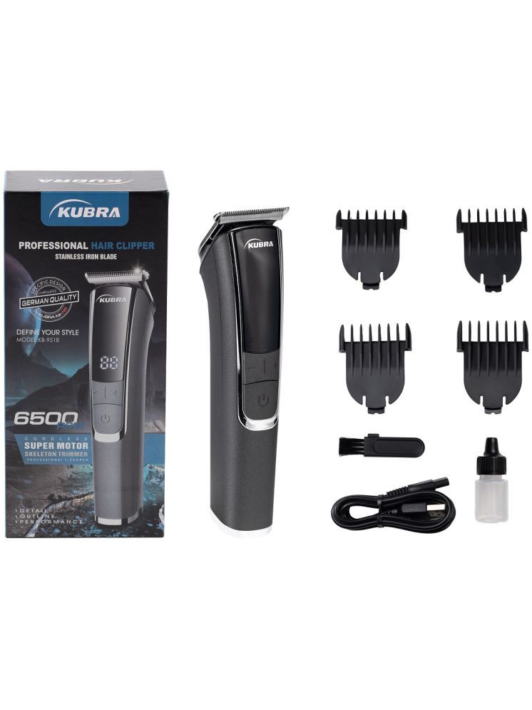     			KUBRA KB-9518 Black Cordless Beard Trimmer With 120 minutes Runtime