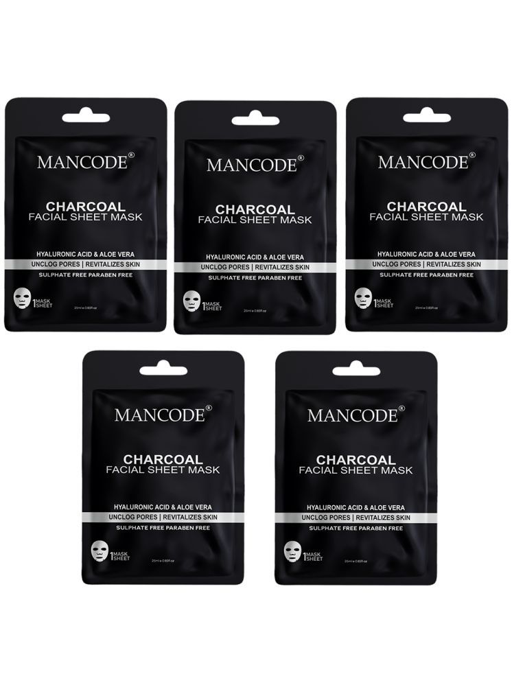     			Mancode - Skin Hydrating Sheet Mask for All Skin Type ( Pack of 5 )