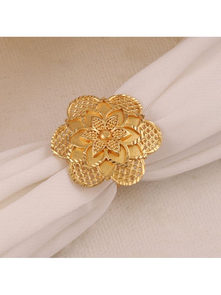     			Bhagya Lakshmi Golden Rings ( Pack of 1 )