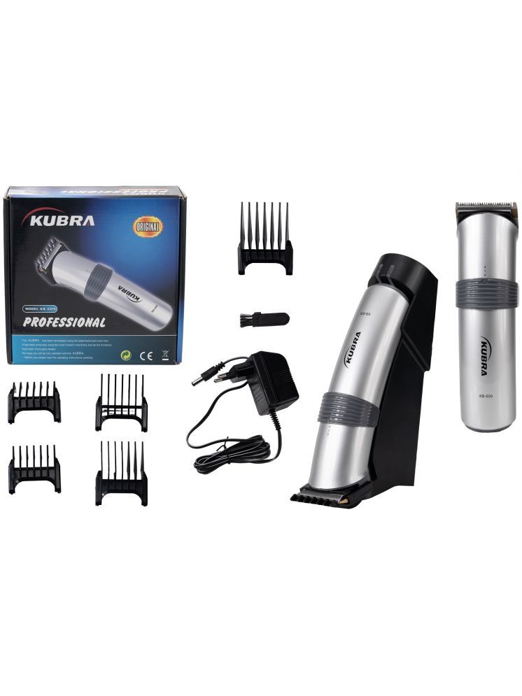     			KUBRA KB-609 Silver Cordless Beard Trimmer With 120 minutes Runtime