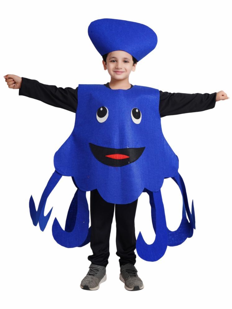     			Kaku Fancy Dresses Octopus Cutout for kids, Water Animal Costume For Boys & Girls (Freesize/Only Cutout with Cap)