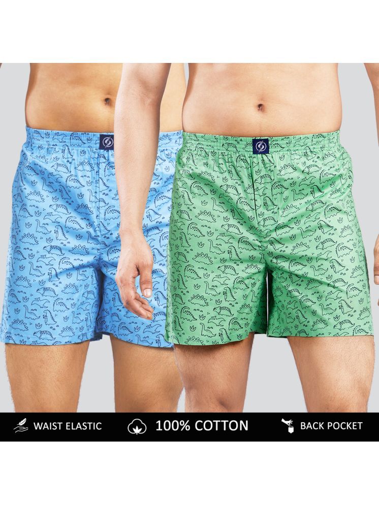     			Supersquad Pack of 2 Cotton Men's Boxer- ( Assorted 6 )