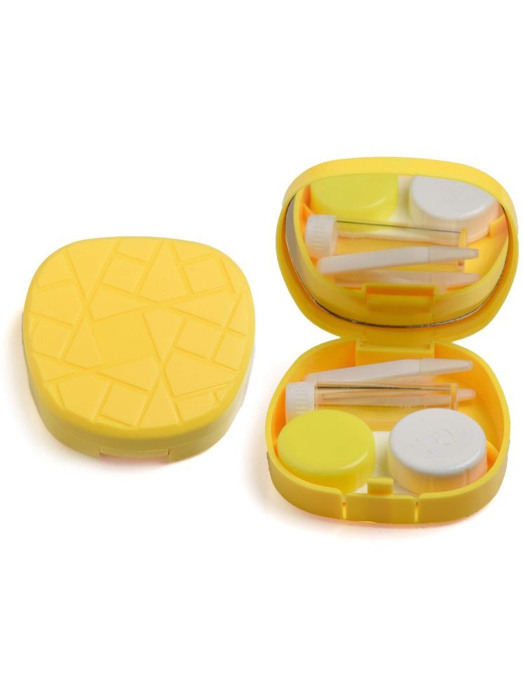     			Vivid Yellow Hard Case Contact Lenses