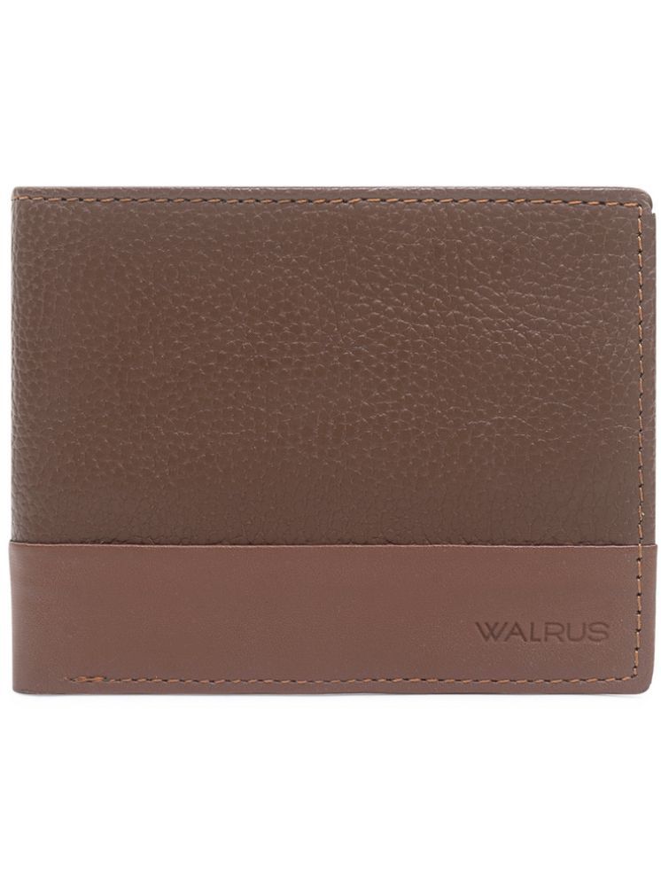     			Walrus Tan Faux Leather Men's Regular Wallet ( Pack of 1 )