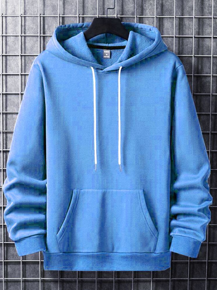     			nikline Woollen Hooded Men's Sweatshirt - Blue ( Pack of 1 )