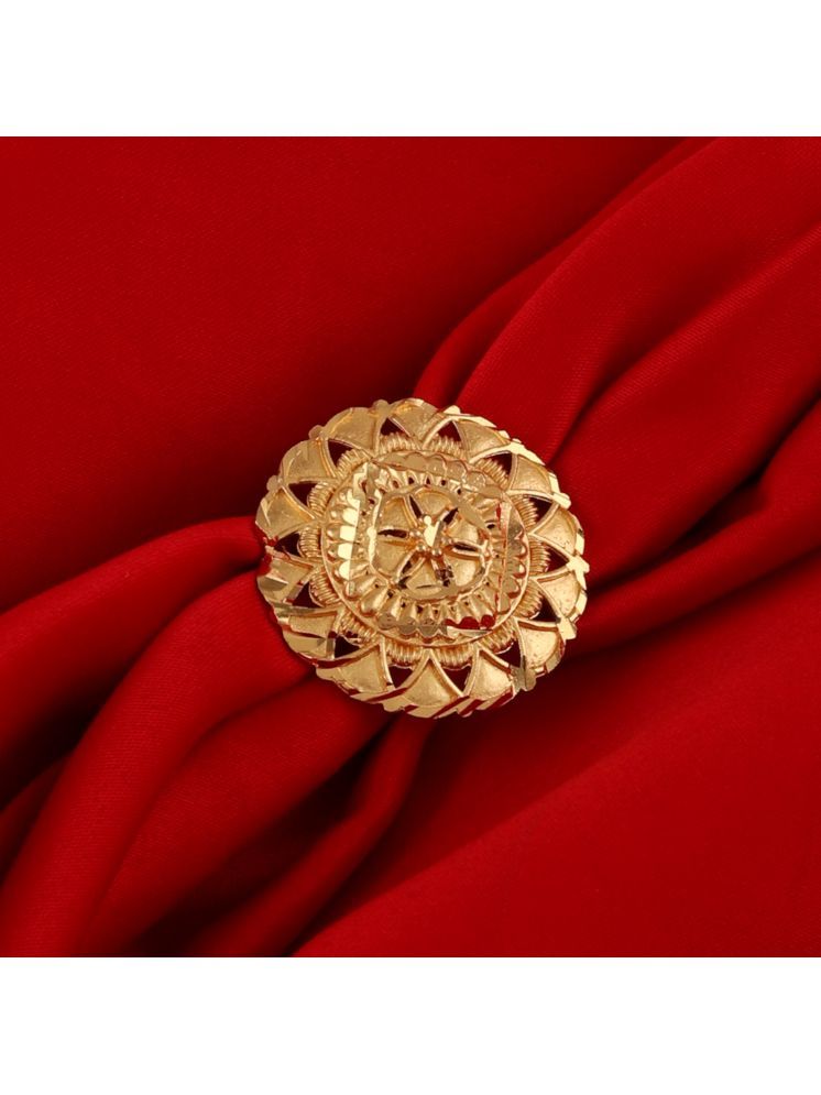     			Bhagya Lakshmi Golden Golden Ring ( Pack of 1 )