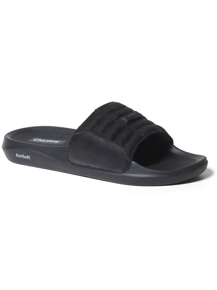     			CHUPPS Black Men's Slide Flip Flop