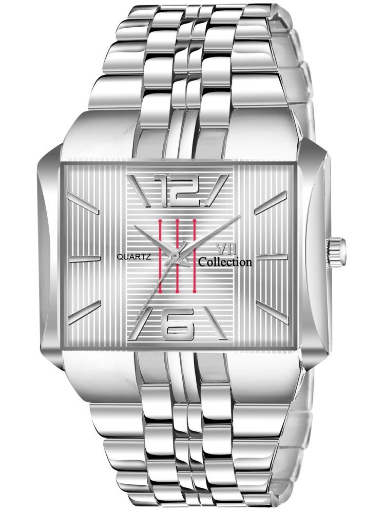     			Hala Silver Stainless Steel Analog Men's Watch