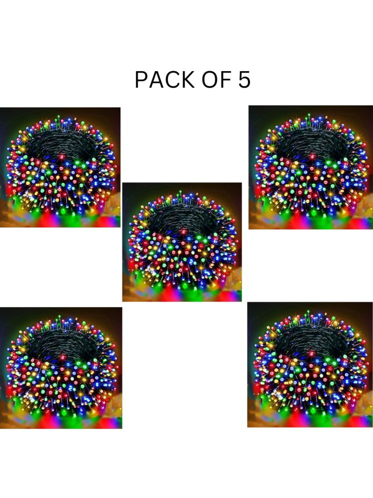     			Kadio Multicolor 15M String Light ( Pack of 5 )