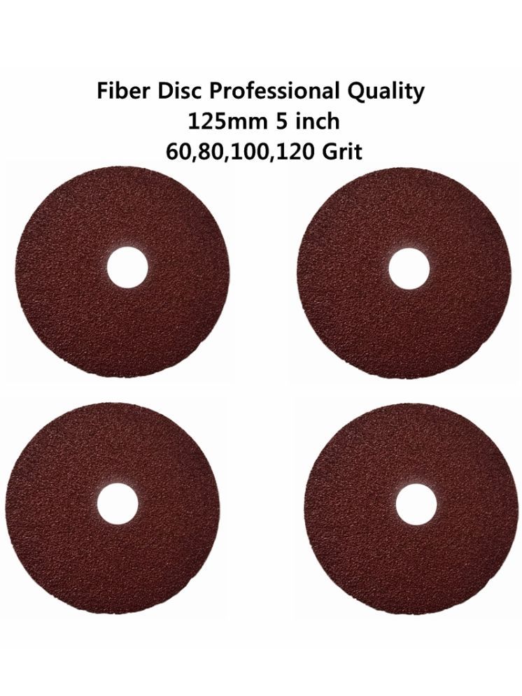     			Oaykay Tools Fiber Disc Professional Quality 125mm 5 inch 60x80x100x120 Grit set of (5,5,5,5) 20 pcs