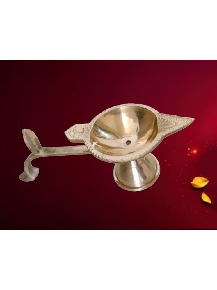     			Spherulemuster Brass Table Diya - Pack of 1