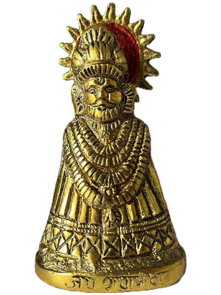     			TEVATIYA Brass Shyam Baba Idol ( 10 cm )