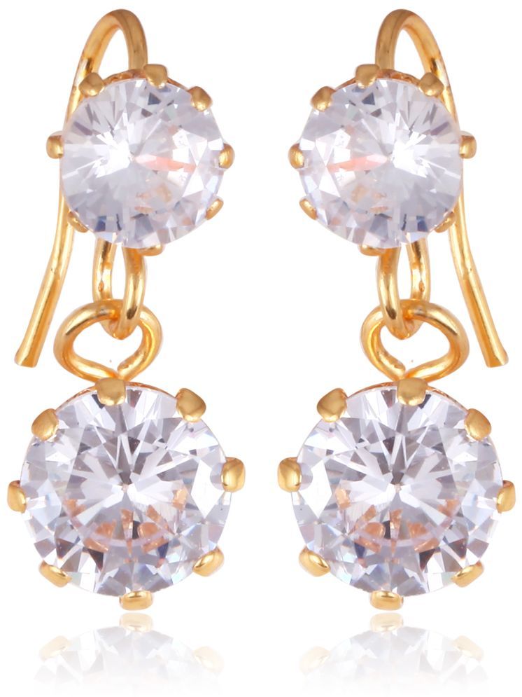     			VIVASTRI Peach Drop Earrings ( Pack of 1 )