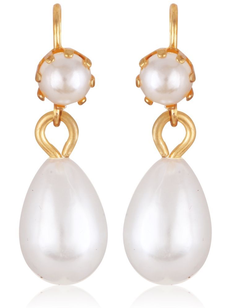     			VIVASTRI Peach Drop Earrings ( Pack of 1 )