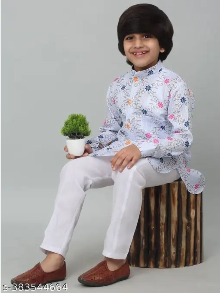     			beekay Multicolor Cotton Blend Boys Kurta Sets ( Pack of 1 )