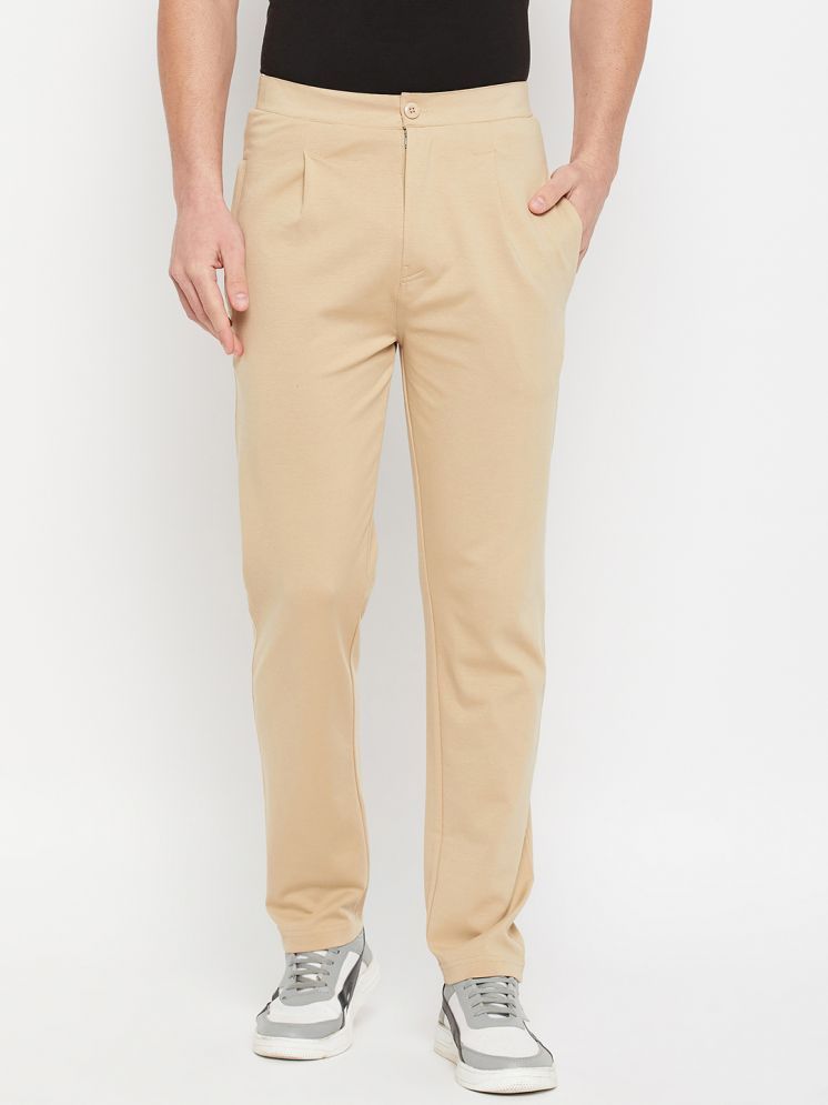     			Duke Beige Cotton Blend Men's Trackpants ( Pack of 1 )