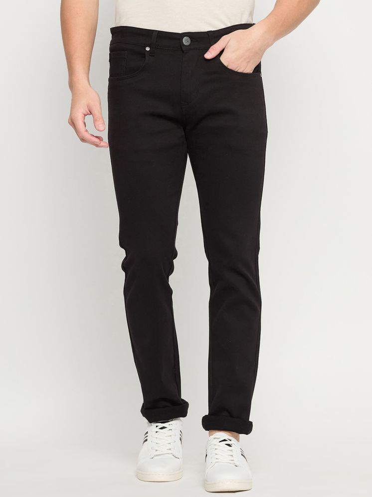     			Duke Slim Pleated Men's Chinos - Black ( Pack of 1 )