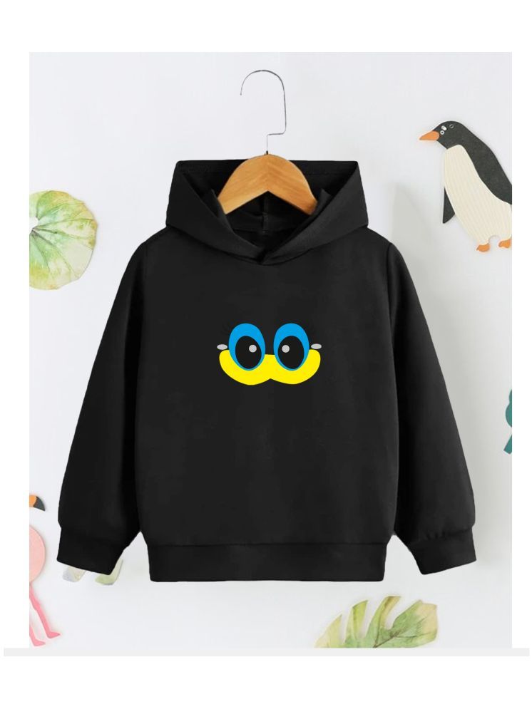     			GOKOFO Pack of 1 Boys Cotton Sweatshirt ( Black )