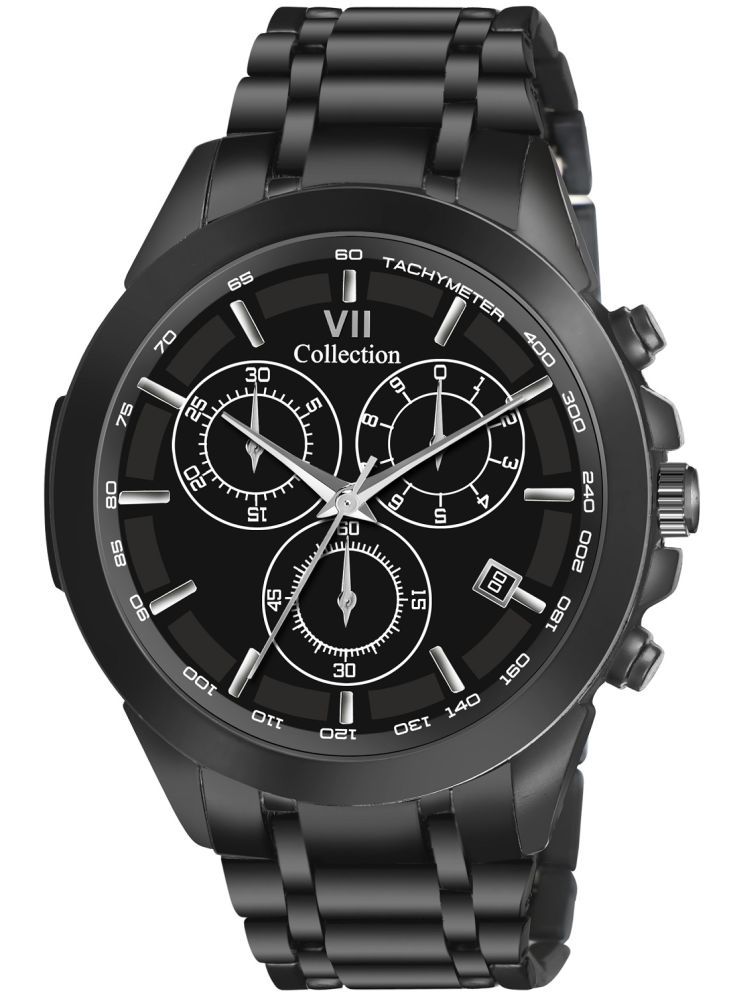     			Hala Black Stainless Steel Analog Men's Watch