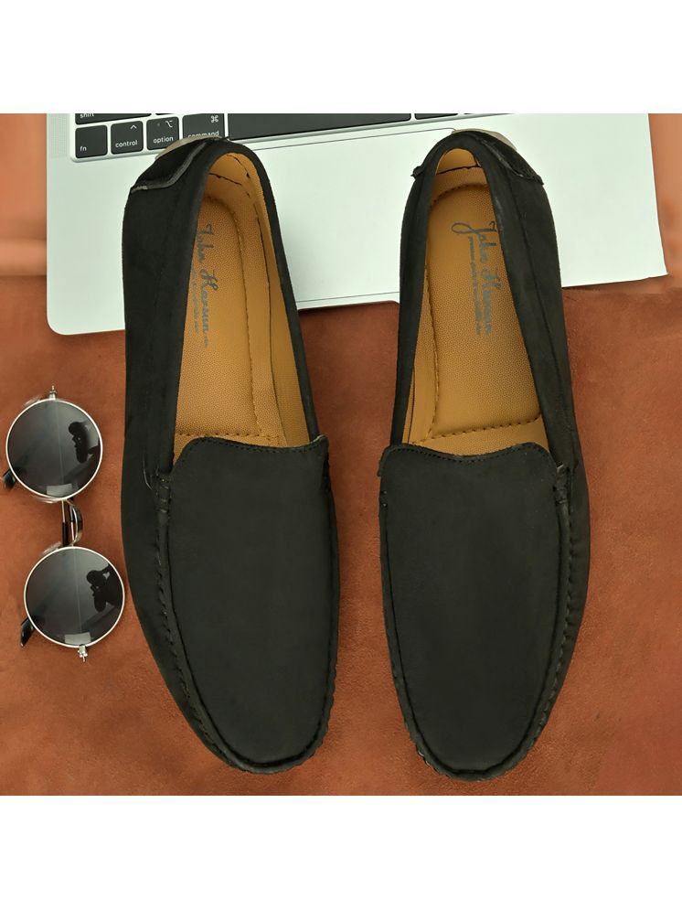     			John Karsun Black Men's Slip on