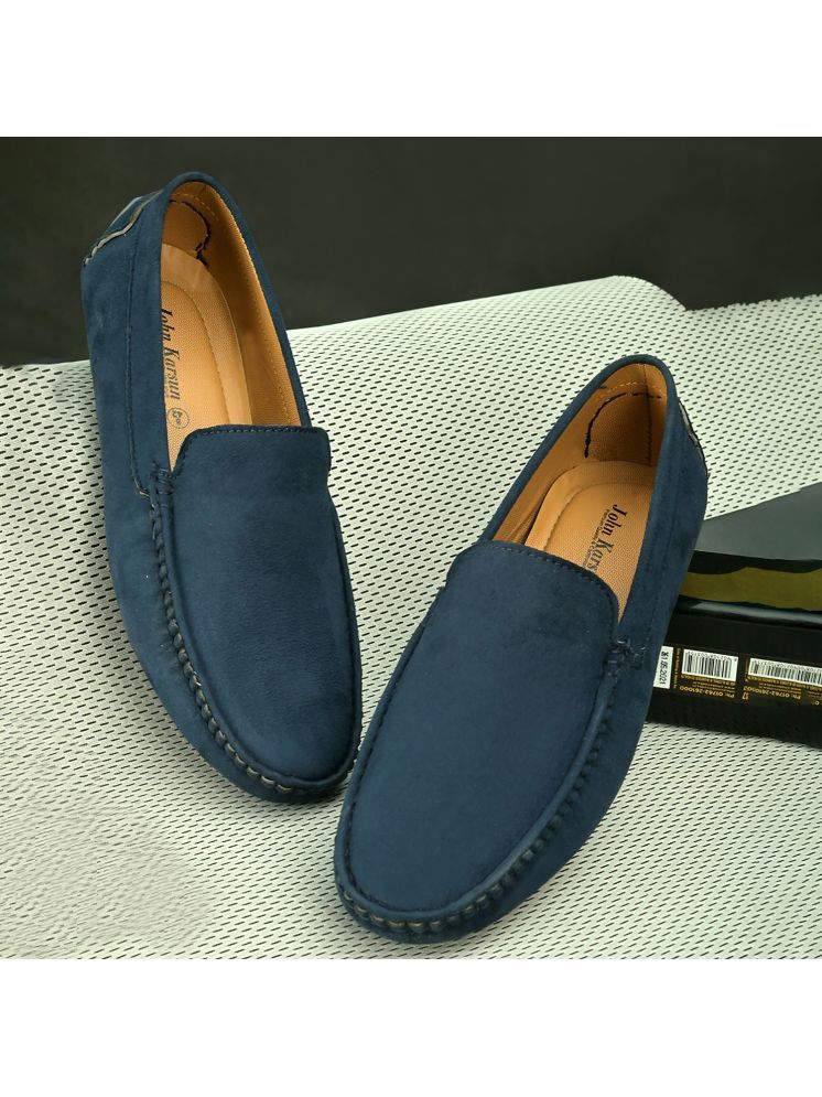     			John Karsun Blue Men's Slip on