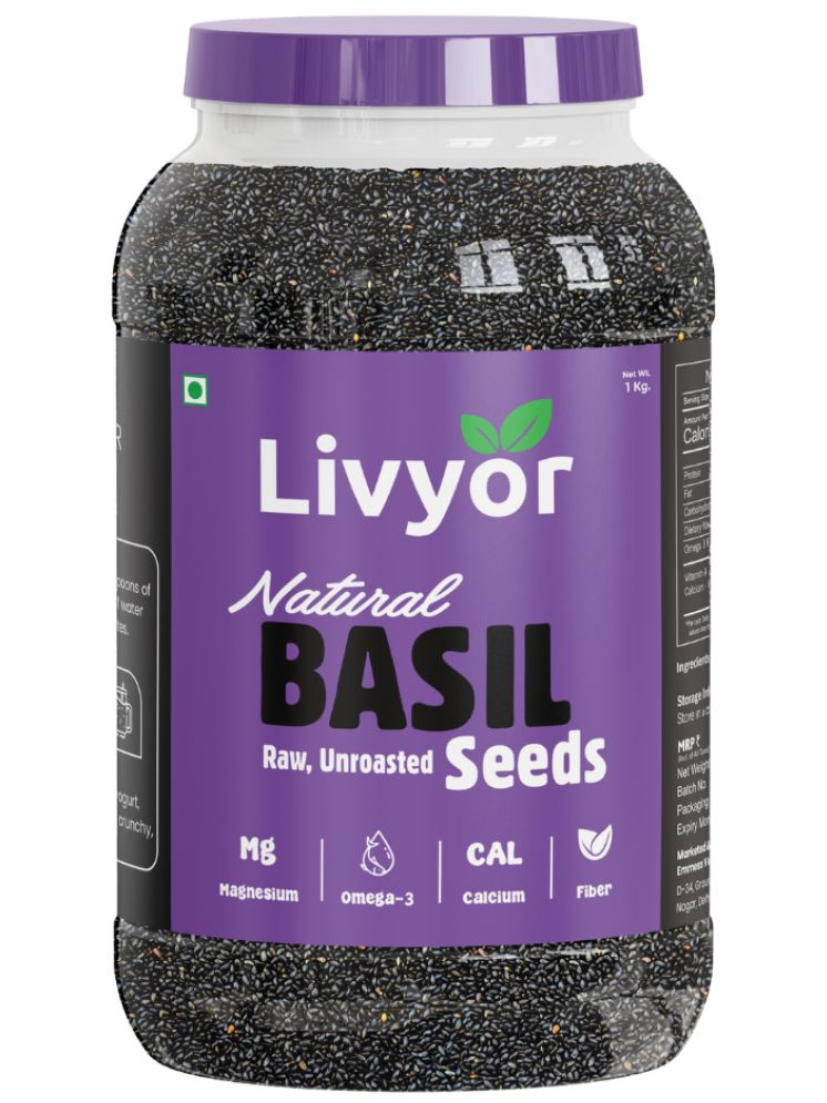     			LivYor Basil Seeds ( Pack of 1 )