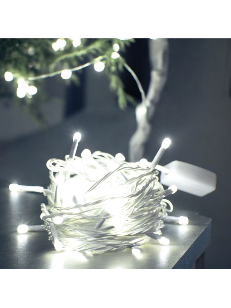     			REIRSON White 10Mtr String Light ( Pack of 1 )