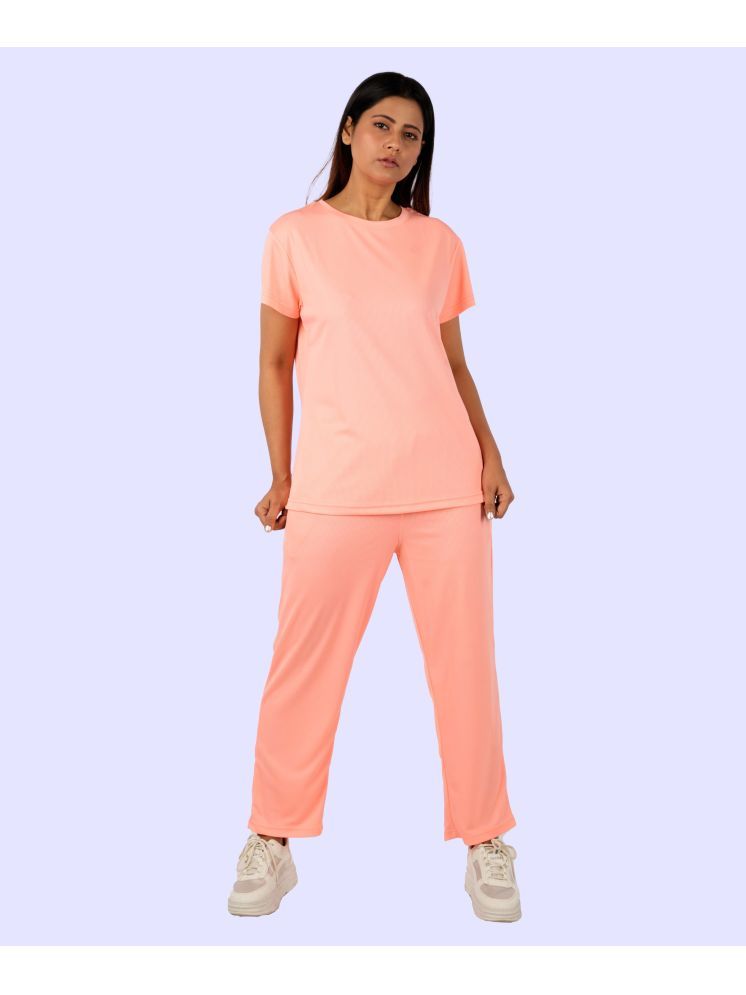     			SKYKNIT Orange Cotton Blend Women's Nightwear Nightsuit Sets ( Pack of 1 )