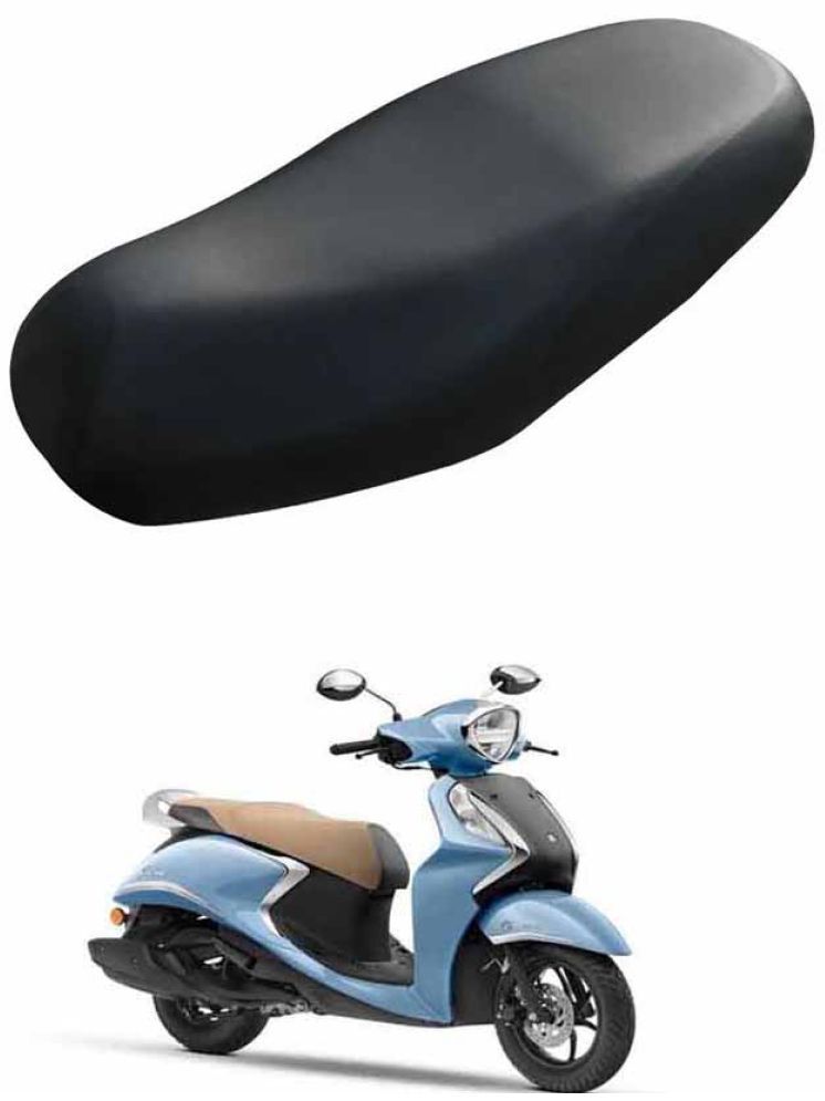     			RONISH Bike/Scooty Seat Cover Black For Yamaha Fascino