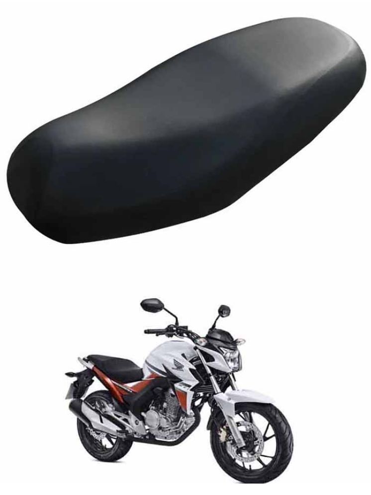     			RONISH Bike/Scooty Seat Cover Black For Honda CB Twister