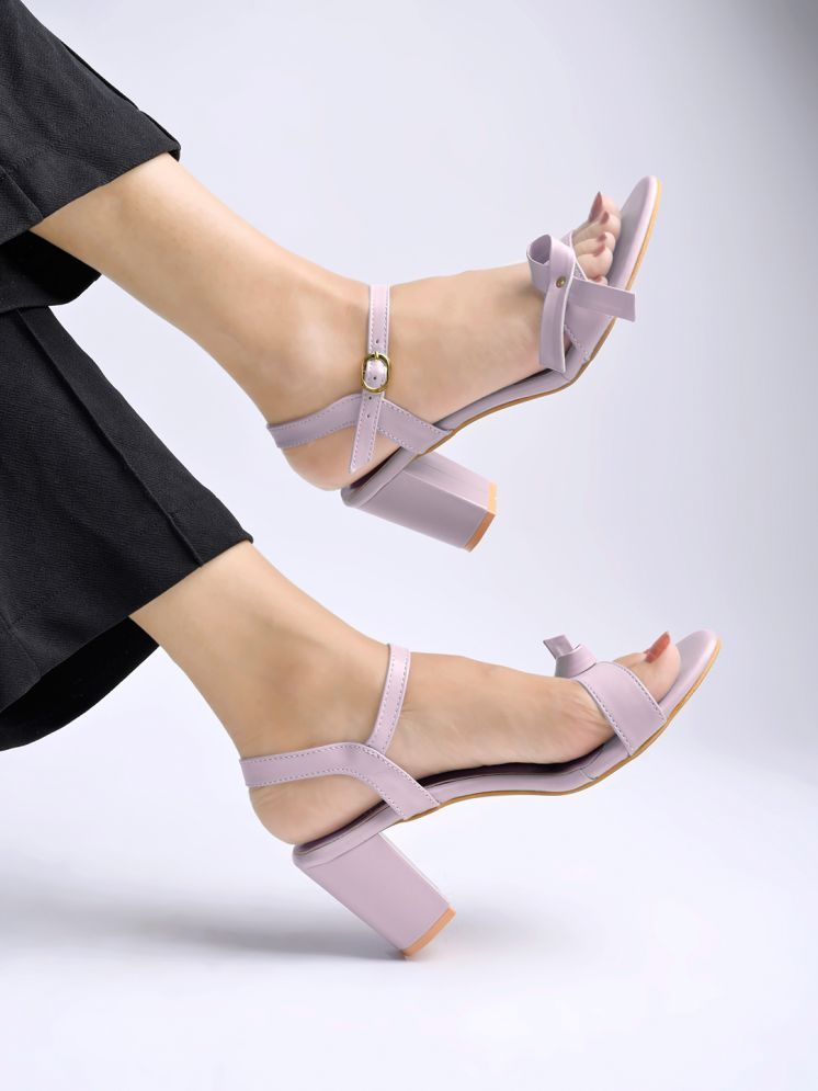     			Stylestry Mauve Women's Sandal Heels