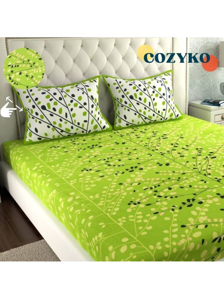     			COZYKO Cotton Nature 1 Double Queen with 1 Pillow Cover - Green