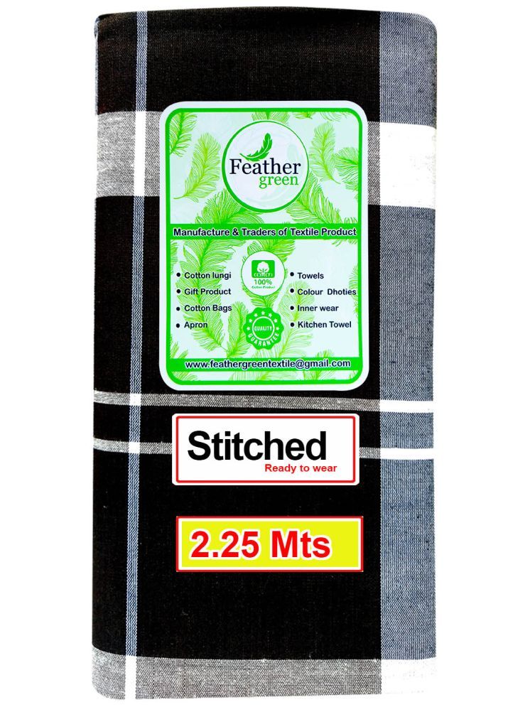     			Feather Green Cotton Men's Lungi Multicolor ( Pack of 1 )