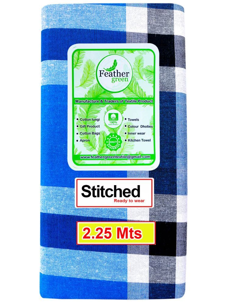     			Feather Green Cotton Men's Lungi Multicolor ( Pack of 1 )