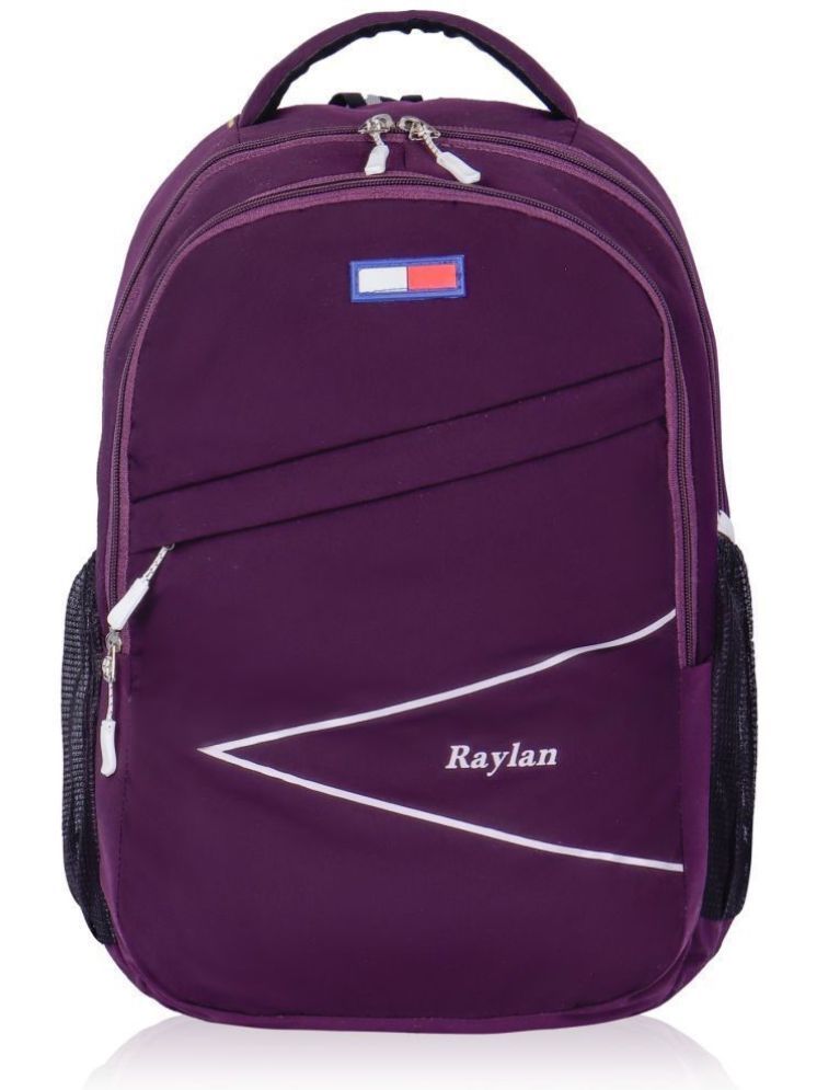     			Raylan Purple PU Backpack ( 20 Ltrs )