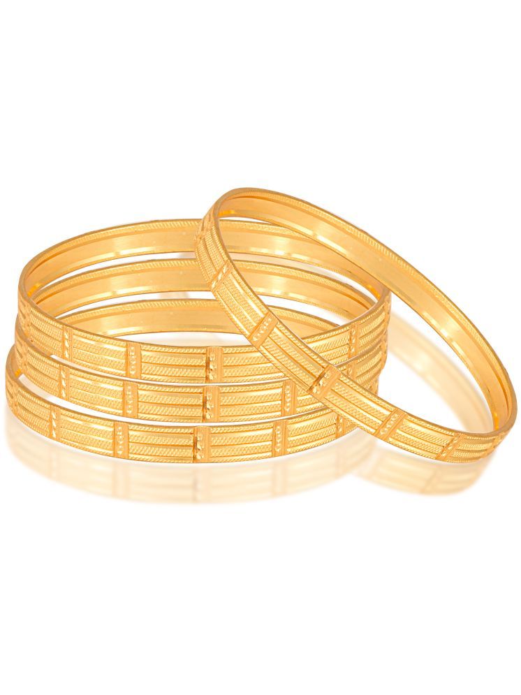     			Vighnaharta Gold Bangle Set ( Pack of 2 )