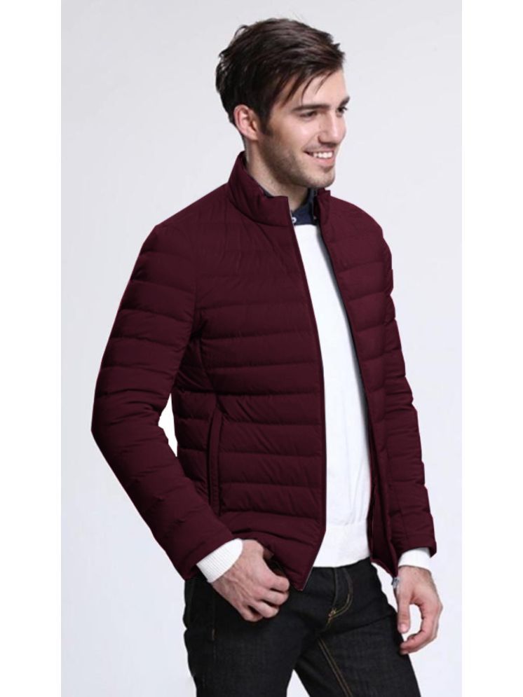     			nikline Polyester Men's Puffer Jacket - Maroon ( Pack of 1 )