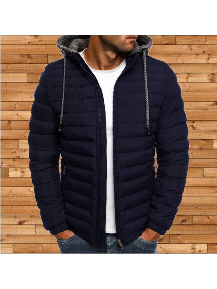     			nikline Polyester Men's Puffer Jacket - Navy ( Pack of 1 )