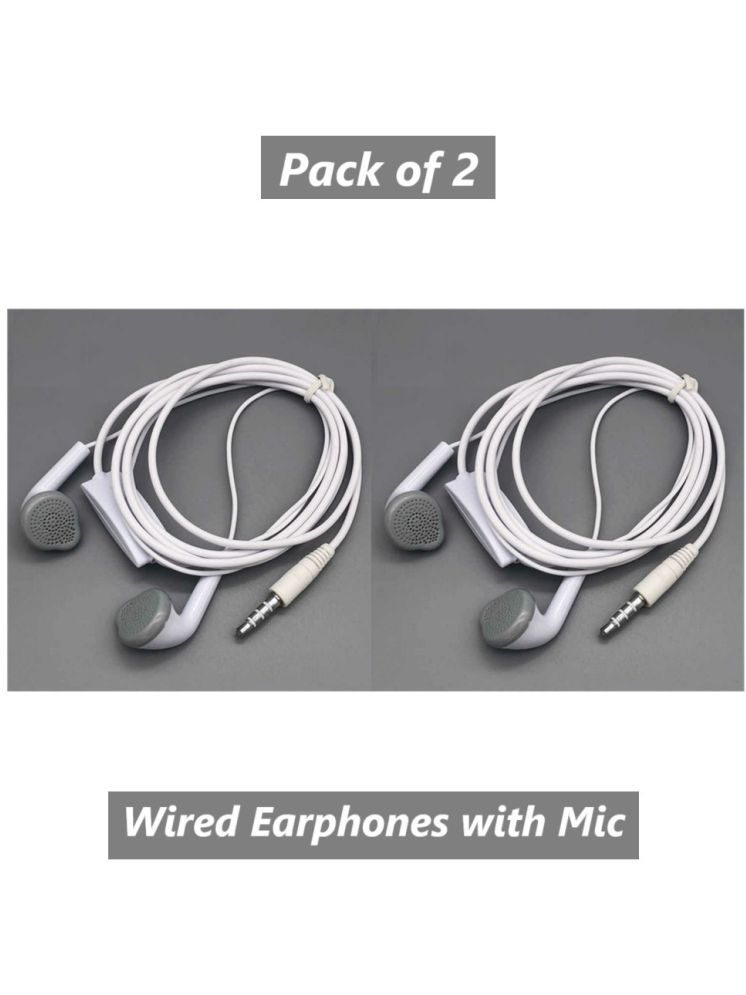     			Aiden's Collection Wired Earphones 3.5 mm Wired Earphone In Ear Active Noise cancellation White