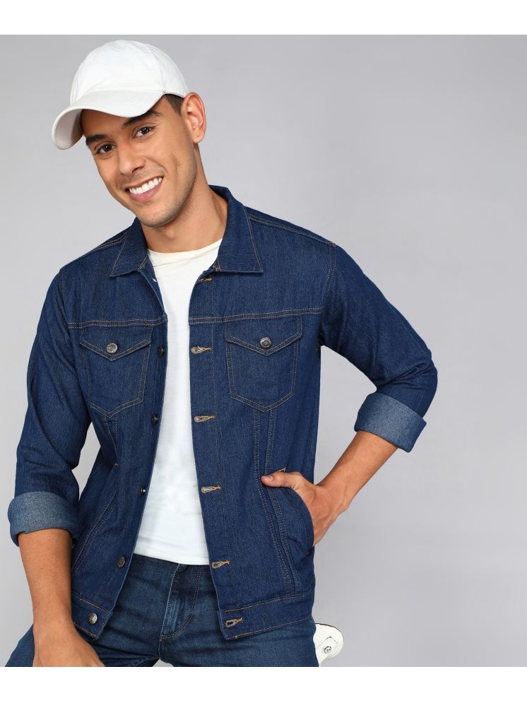     			FTX Denim Men's Denim Jacket - Navy Blue ( Pack of 1 )