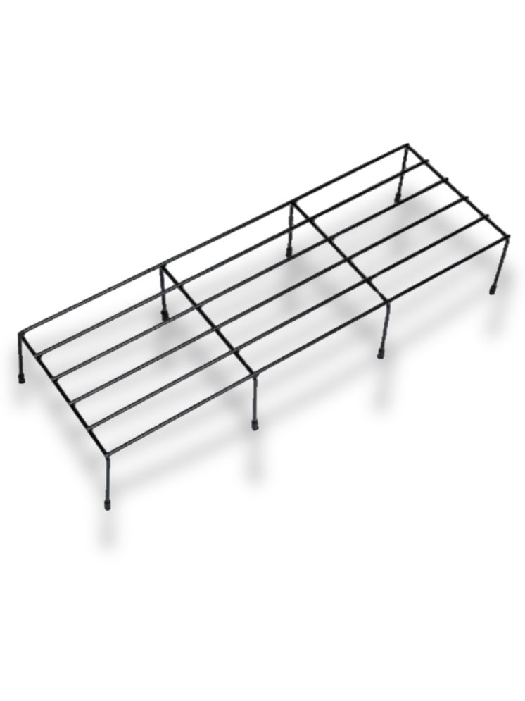     			Neonnest Black Metal Planter Stand ( Pack of 1 )