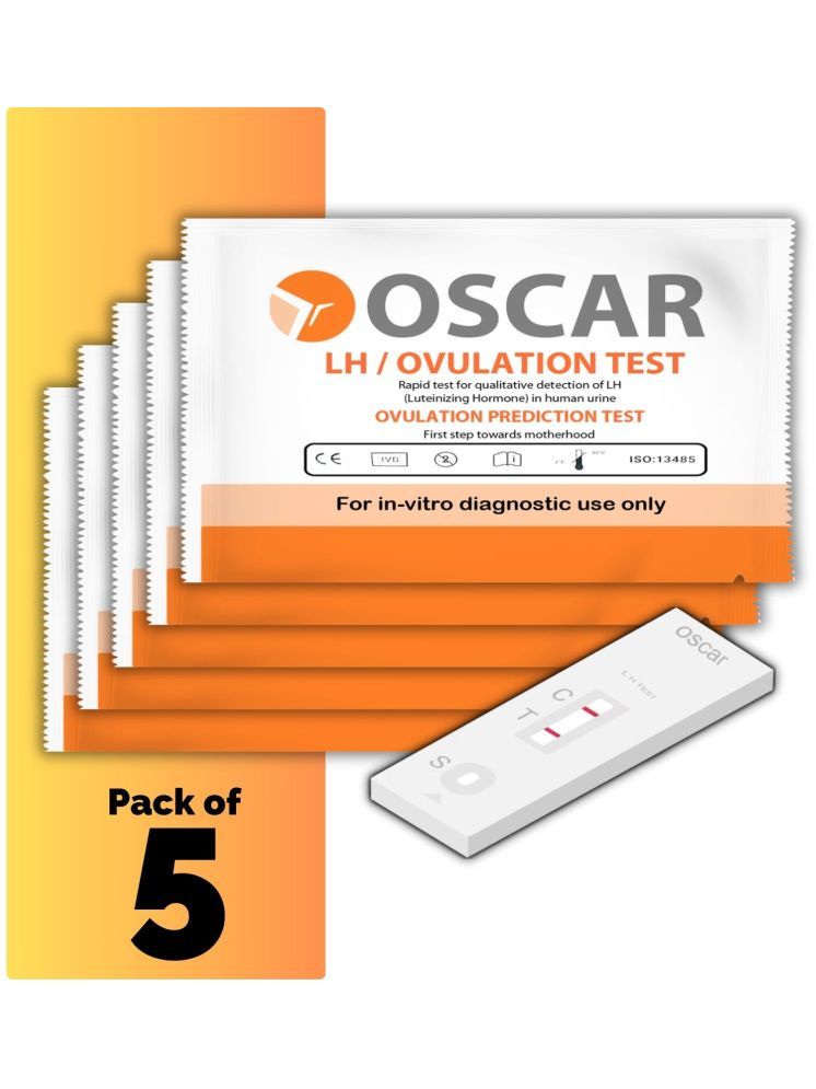     			OSCAR Luteinizing hormone (LH) detection Ovulation Kit-Pack of 5