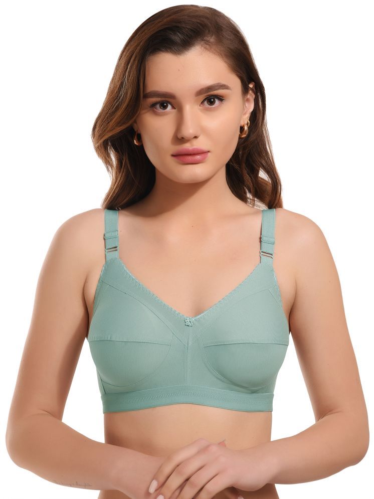     			Viral Girl Pack of 1 Cotton Blend Non Padded Women's Minimizer Bra ( Mint Green ) MV-DOVE-LIGHTPISTA