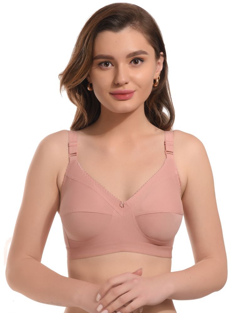     			Viral Girl Pack of 1 Cotton Blend Non Padded Women's Minimizer Bra ( Orange ) MV-DOVE-DARKPEACH