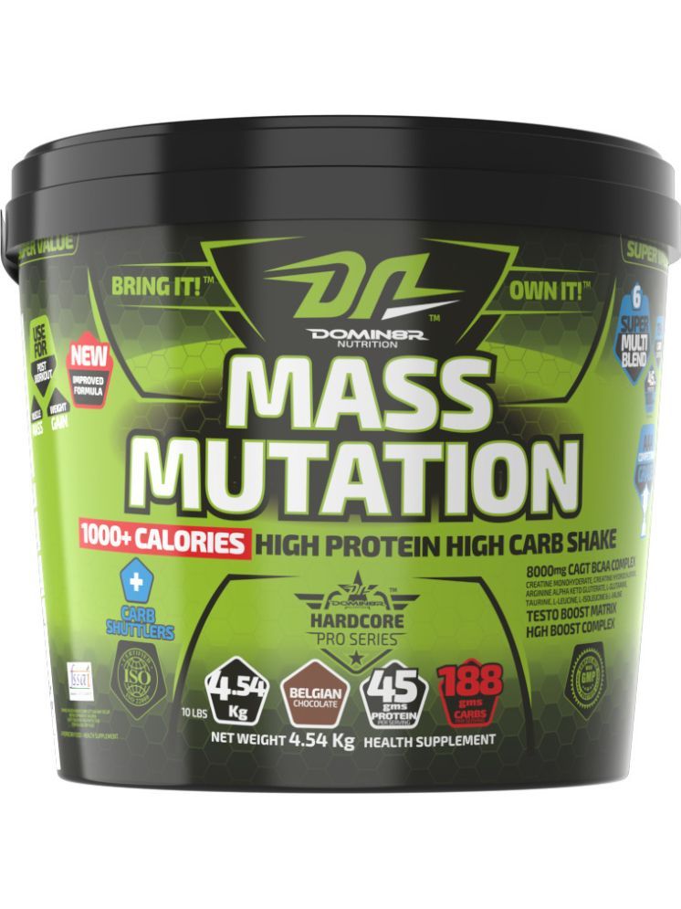     			Domin8r Nutrition Whey protein/Mass Gainers Whey Protein Powder ( 4.54 kg , Chocolate - Flavour )