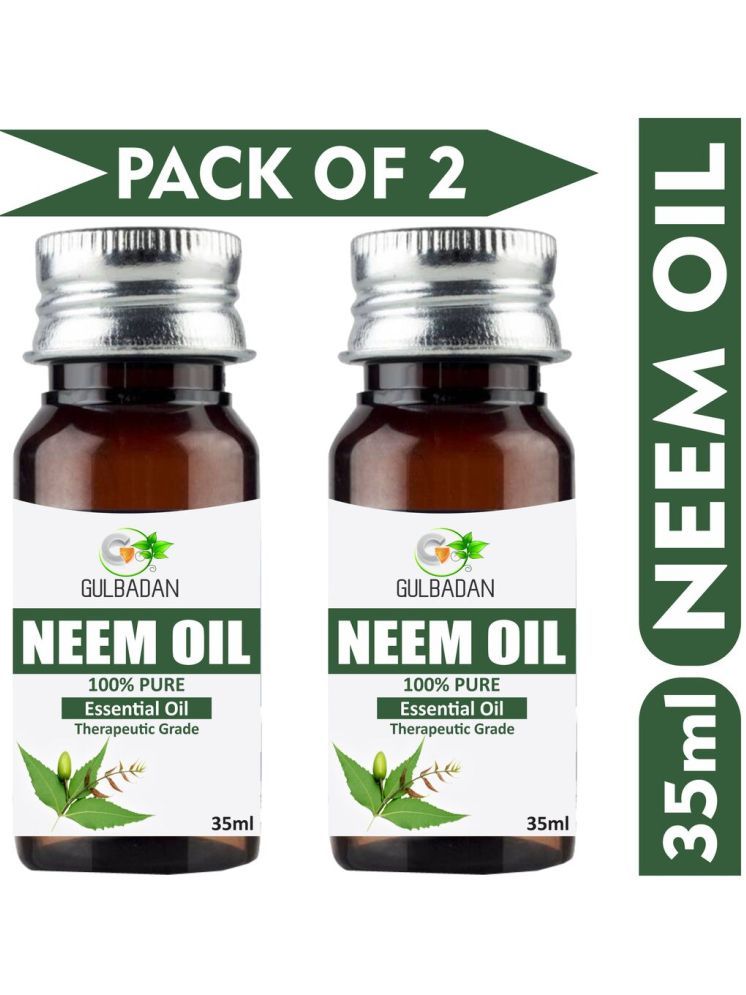     			GULBADAN Anti Dandruff Neem Oil 60 ml ( Pack of 2 )