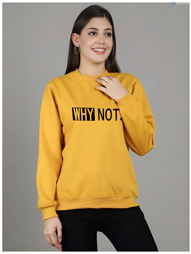     			Unicus Apparel Fleece Women's Hooded Sweatshirt ( Yellow )