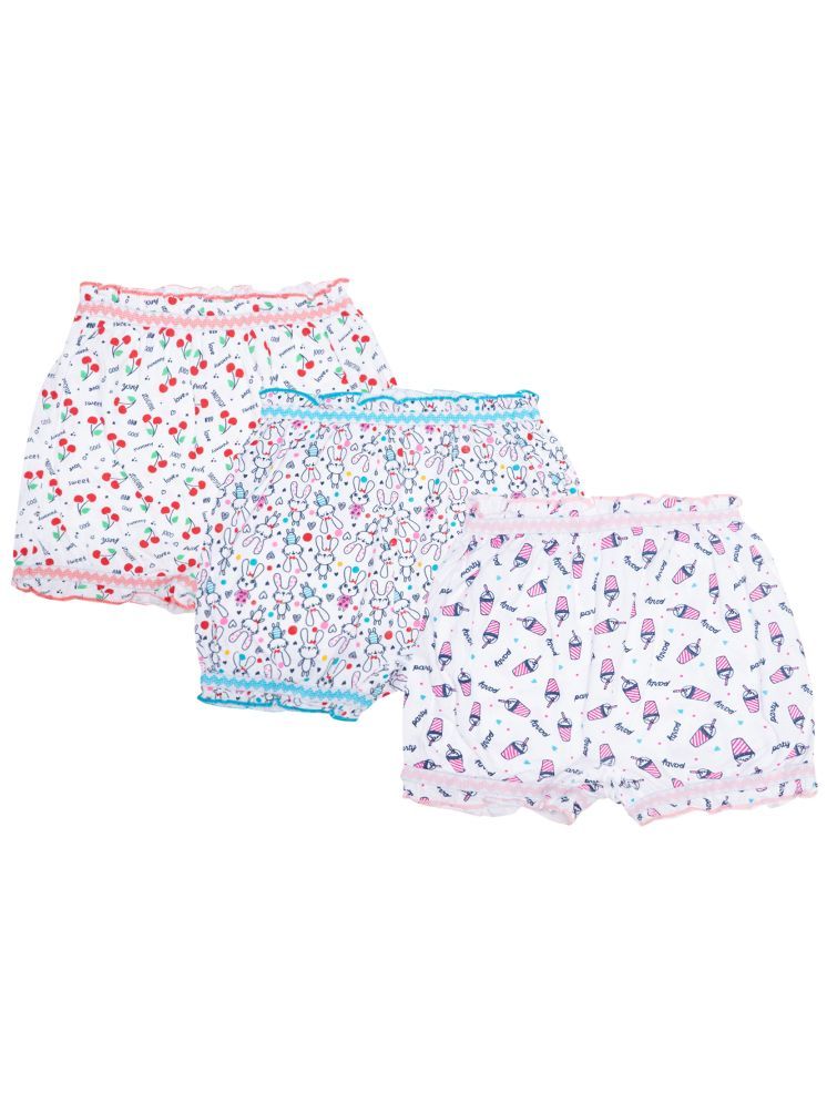     			Bodycare Pack of 3 Cotton Blend Bloomers For Girls ( Multicolor )