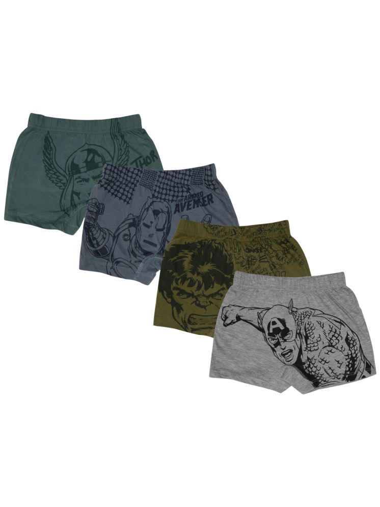     			Bodycare Pack of 4 Cotton Blend Shorts For Boys ( Multicolor )