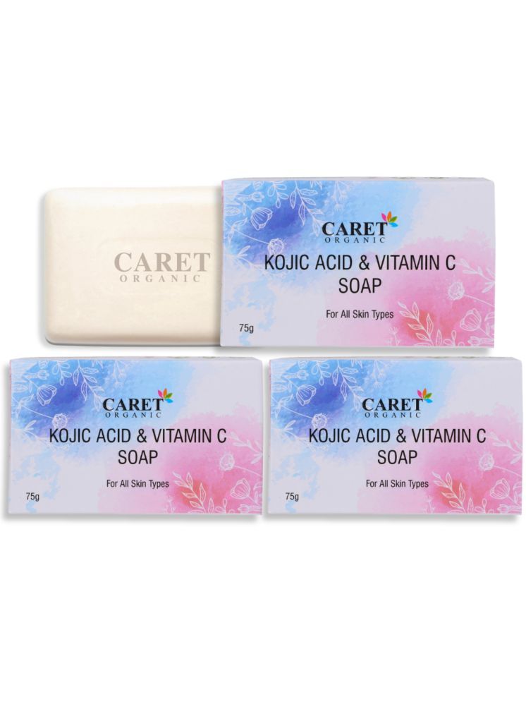     			Caret Organic Skin Whitening & Vitamin C  Soap for All Skin Type ( Pack of 3 )